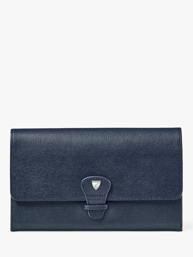 Hand Burnished Passport Holder, Cognac