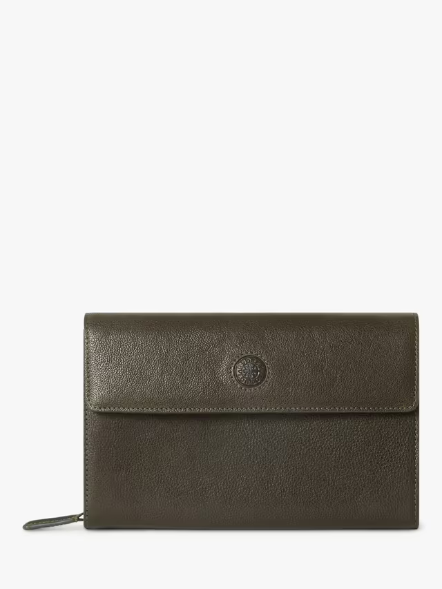 Personalised Luxury Leather Travel Wallet